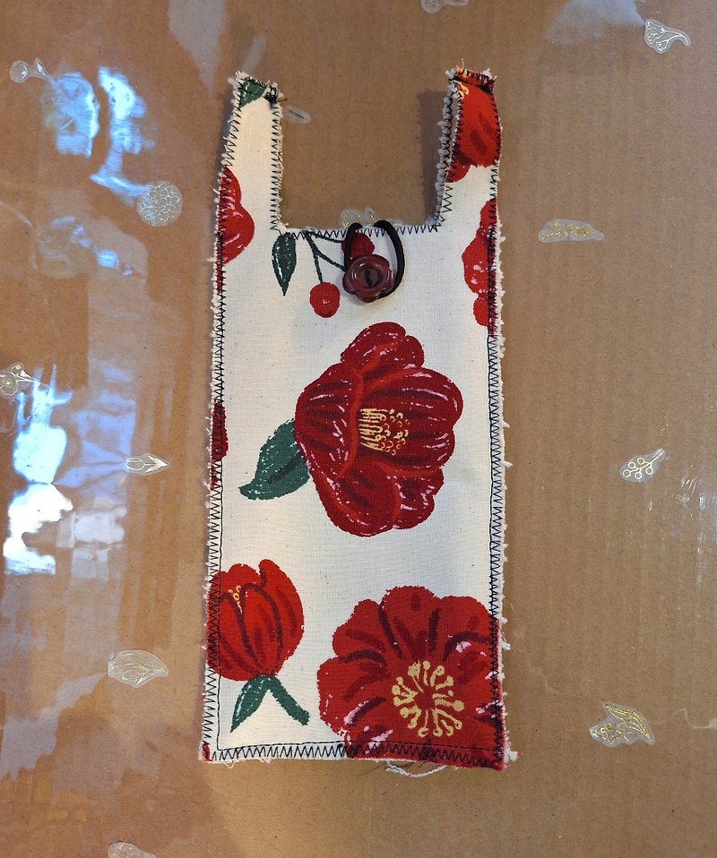 Hand made print cotton mobile phone bag-Taiwanese - Other - Cotton & Hemp 