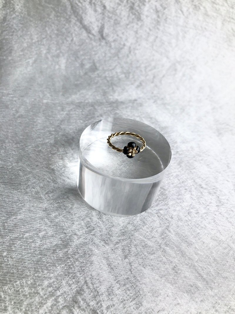 【 日本直送　名牌中古包 】CHANEL シャネル リング ブラック カメリア vintage ヴィンテージ オールド m8vxih - 戒指 - 其他材質 黑色