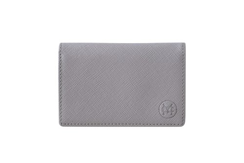 Mercury leather multi-layer card holder customized branded English