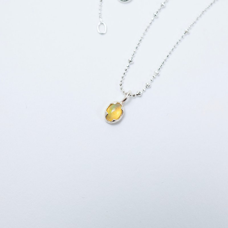 wuwu opal necklace - Necklaces - Sterling Silver Silver