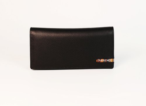 Lawrence Leather Studio 粒面壓紋牛皮簡約長夾 真皮 信用卡 生日情人節禮物