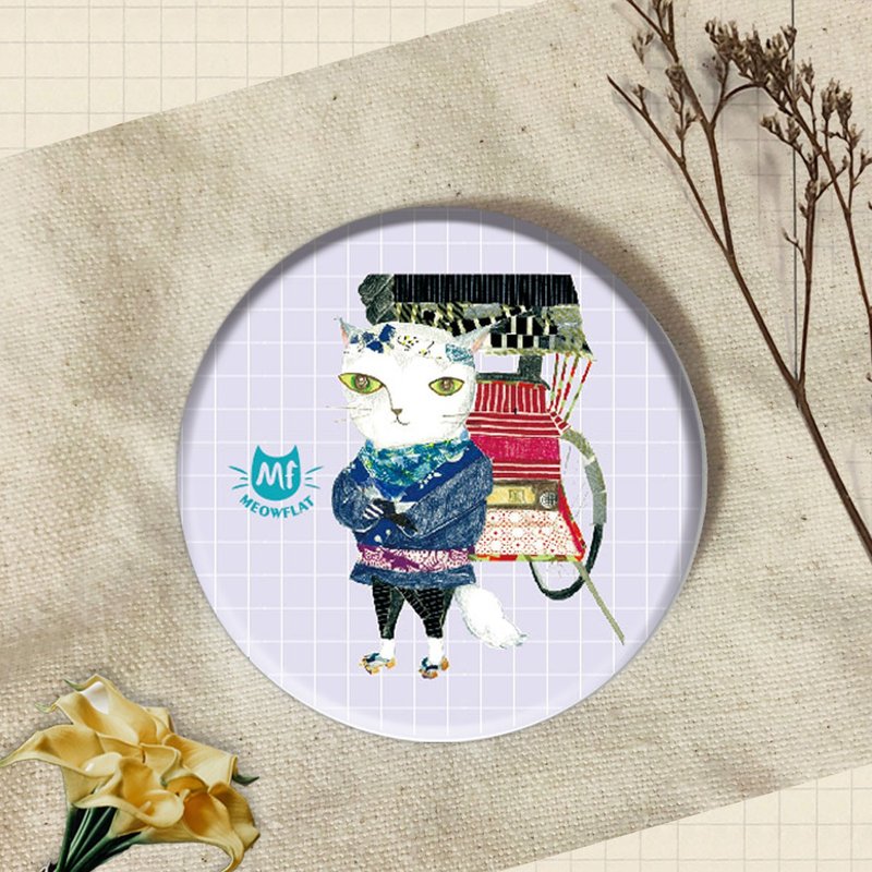 Meowflat 胸章/徽章/別針|貓2.0系列 - 徽章/別針 - 塑膠 