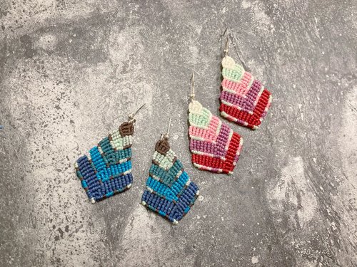 美人魚手創藝術 Sea Maidens Jewelry 【摩登】巴西蠟線 手工耳環