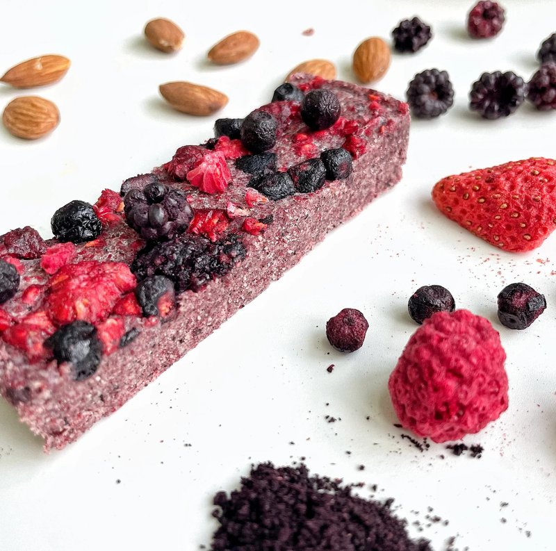 KETO - Mixed Wild Berry Keto Bar - อาหารเสริมและผลิตภัณฑ์สุขภาพ - อาหารสด สีม่วง