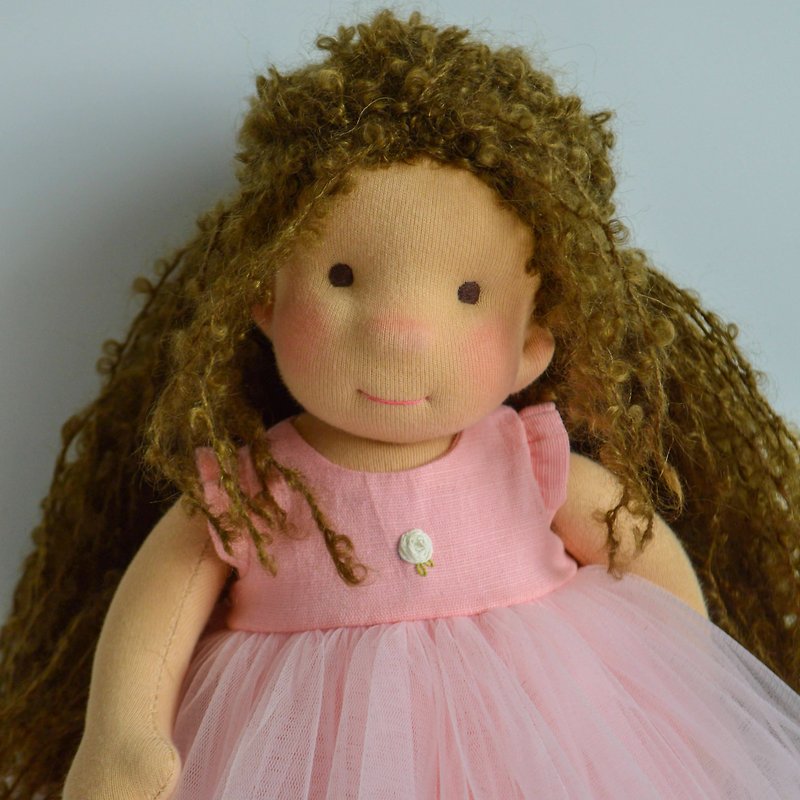 Ready to ship tutu dress for 12inches (30cm) waldorf doll - ของเล่นเด็ก - ผ้าฝ้าย/ผ้าลินิน 