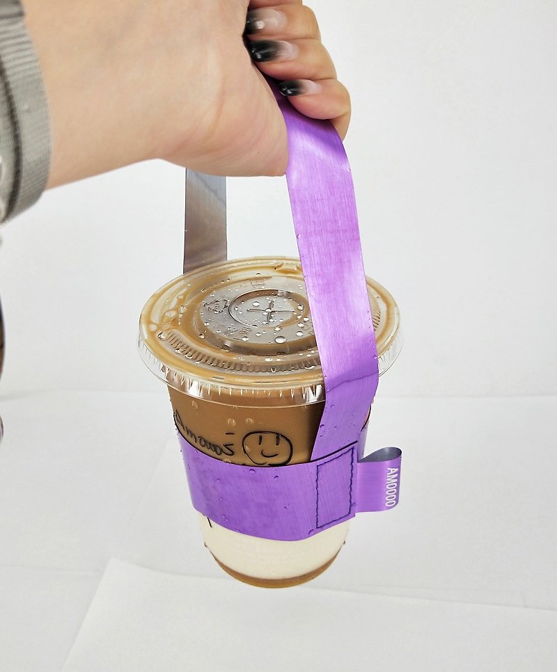 AM0000 品牌提袋- 紫外光 - 飲料提袋/杯袋/杯套 - 防水材質 紫色
