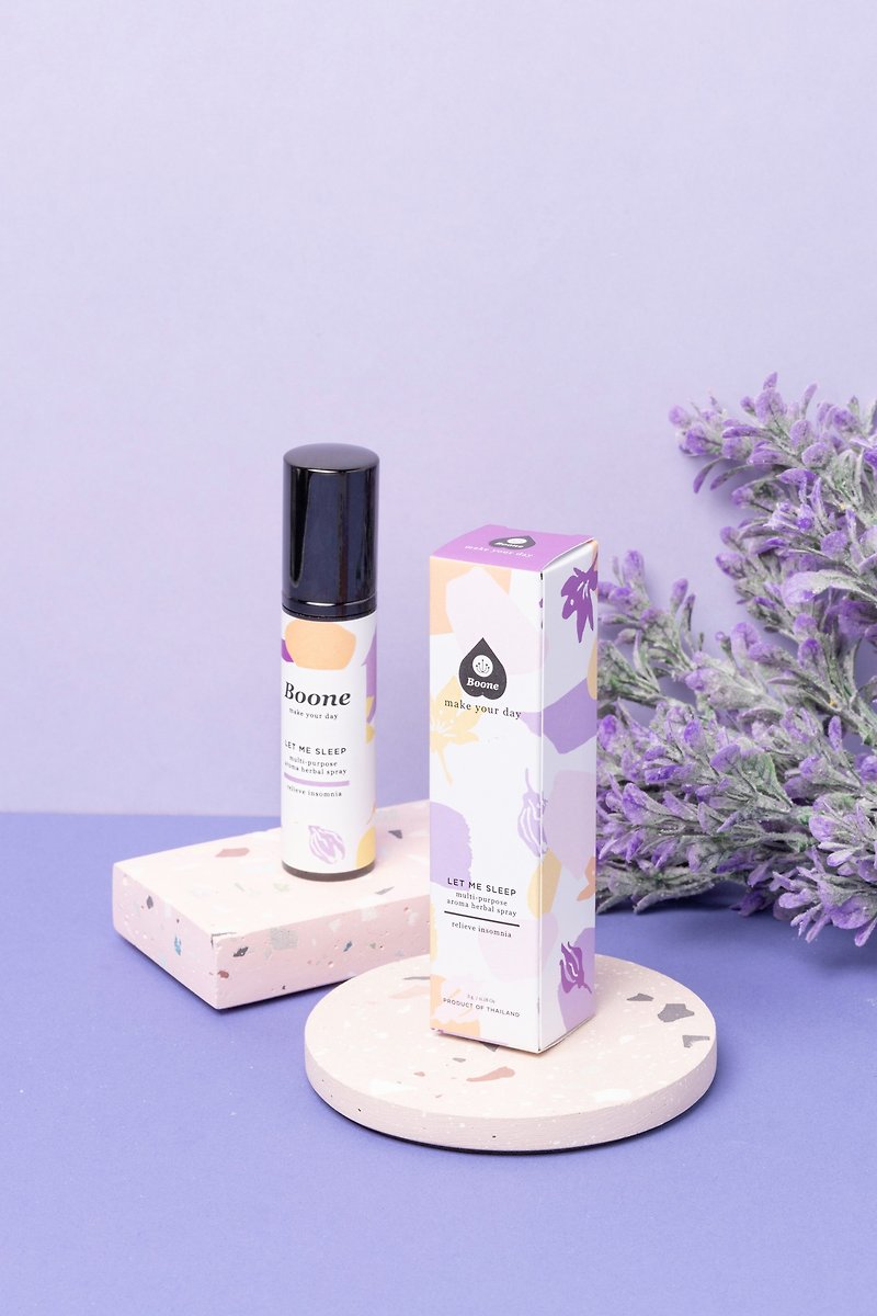 Aroma Sleeping Spray :Let me sleep - Lavender , Ylang Ylang - Travel Kits & Cases - Essential Oils Purple