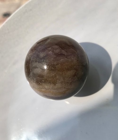 Could9Crystal 舒俱萊螢石共生球 蘇螢石水晶球 天然原石 水晶 水晶球 crystal