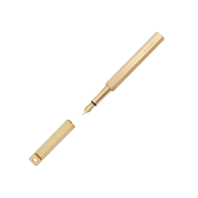 [Pocket Pen] Classic Core Series/Two Colors - Fountain Pens - Copper & Brass Gold