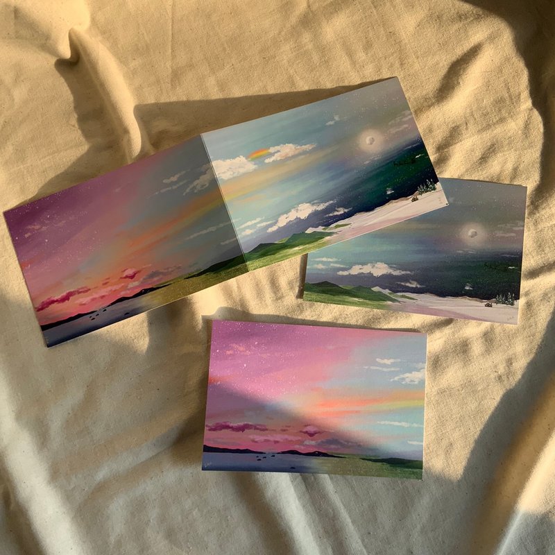 Postcard : The sky through my dream - 卡片/明信片 - 紙 