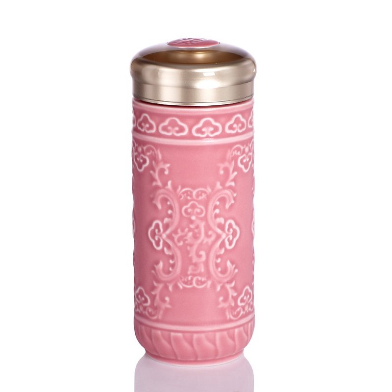 大如意隨身杯 / 大 / 雙層 / 3色 350ml - 水壺/水瓶 - 瓷 粉紅色