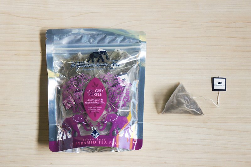 胭脂紫伯爵茶EARL GREY PURPLE / 立體茶包系列 - 茶葉/漢方茶/水果茶 - 新鮮食材 紫色