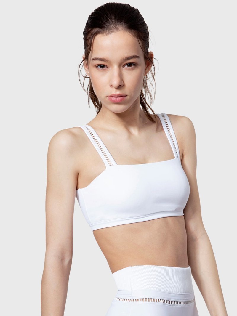 Ana Bra - Women's Athletic Underwear - Polyester White