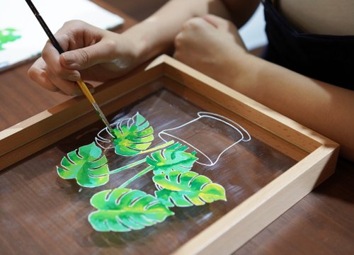 AHM IARTS IARTS 熱門原創透明系手繪框-植物系列 一人成行