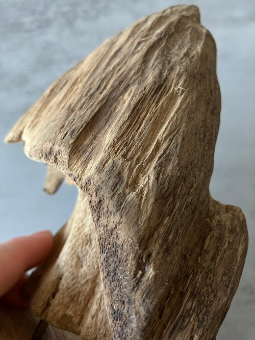 沈香の置物] 天然彫刻・野生ソロン沈香SL19無垢材・ユニーク