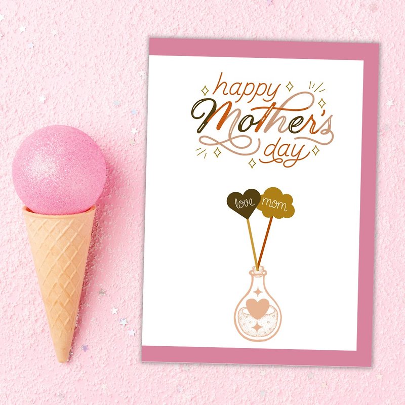 Printable Mothers Day Card | Thanks mum card | Foldable Greeting Card 5x7 inches - Cards & Postcards - Other Materials 