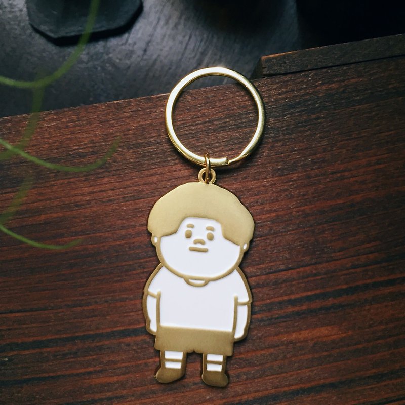 JIE, TAI metal keychain - Keychains - Other Metals Gold