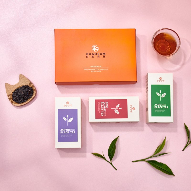 【台灣日月潭紅茶】FBOP紅茶編年史禮盒 - 瓔玉韻30g*3 - 茶葉/茶包/水果茶 - 紙 多色