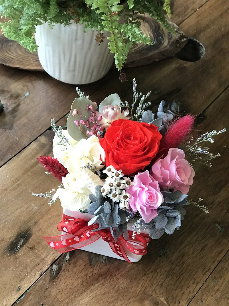 璎珞Manor*T04*Table flower pot flower / eternal flower dry flower / gift preferred / office small things - Dried Flowers & Bouquets - Plants & Flowers 