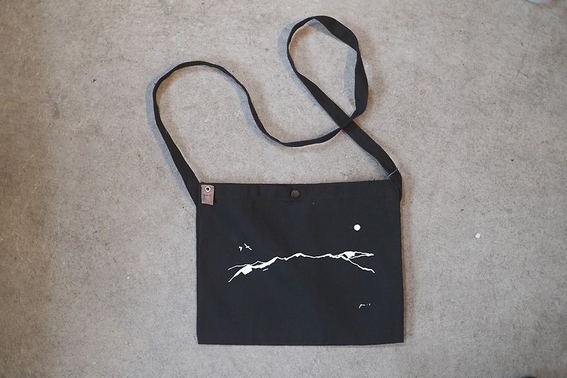 Sakosh Mountain Black - Messenger Bags & Sling Bags - Cotton & Hemp Black