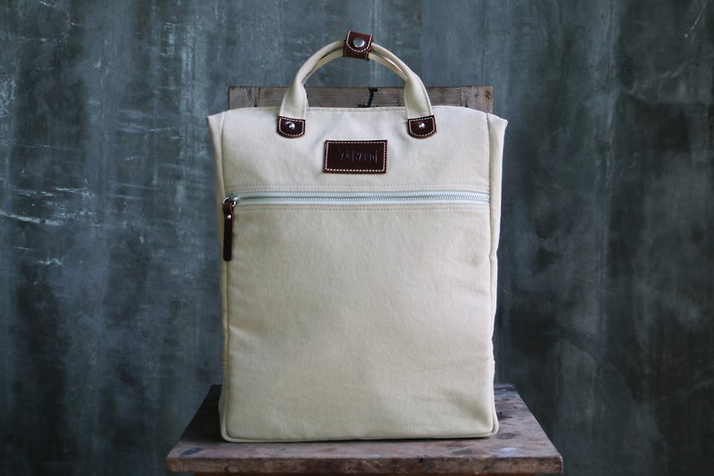 BAG BREAD : BUTTER - Backpacks - Cotton & Hemp Khaki