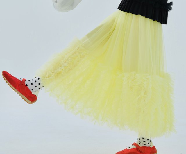 ミュベール　イエローロングスカート ミュベール イエローロングスカート