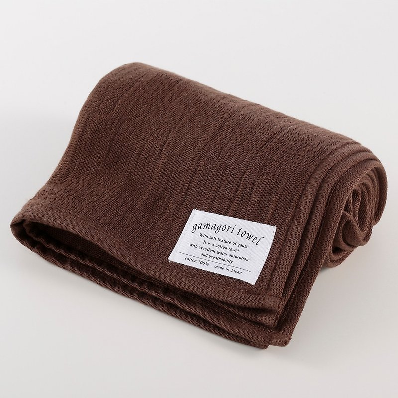 [Japan-made Gamagori] new, thin six-colour yarn towel - alcohol cocoa - Other - Cotton & Hemp 