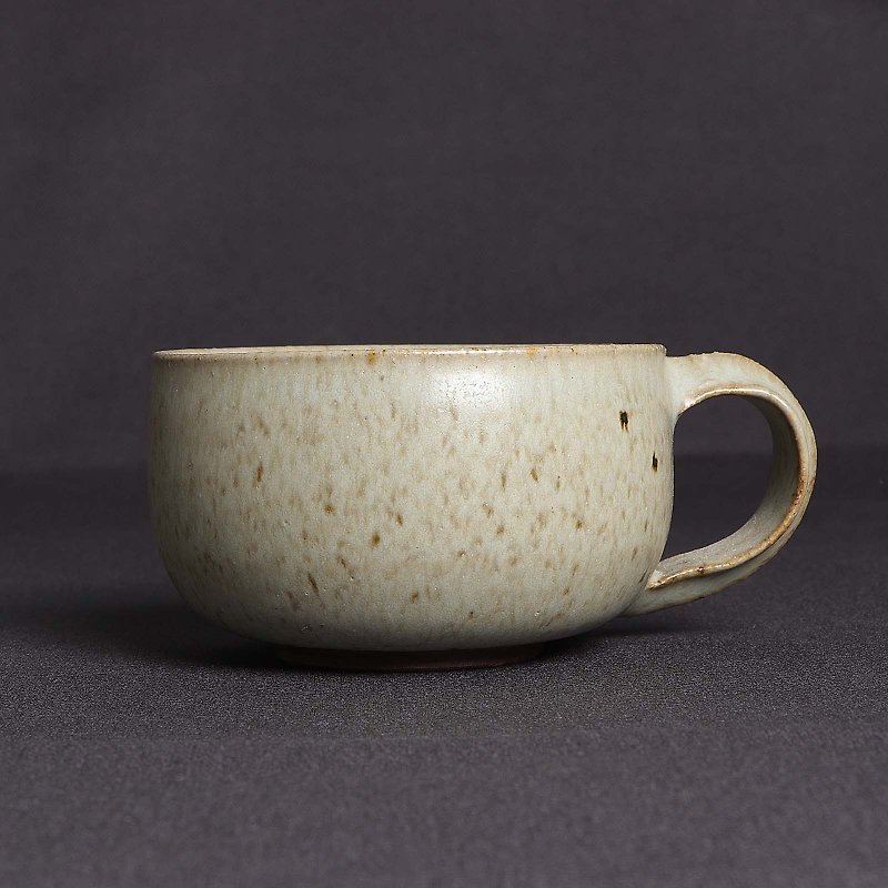 ピジョングレー鉄コーヒーカップ - マグカップ - 陶器 