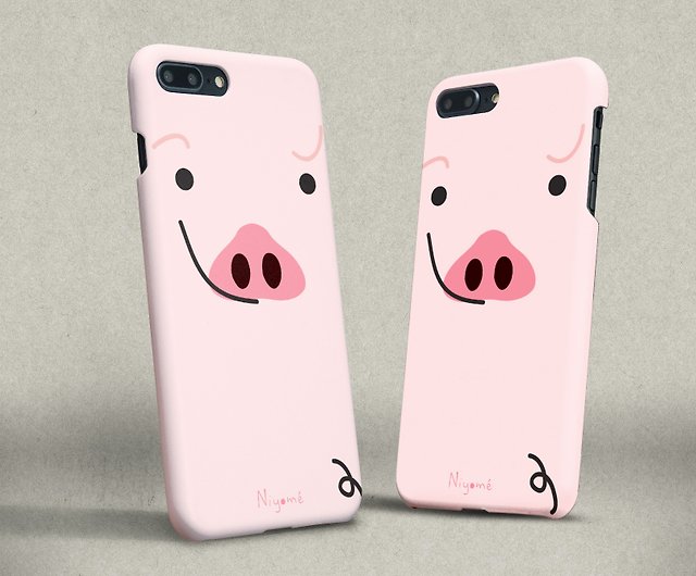 Iphone Case Cute Pastel Pink Pig For Iphone5s 6s 6s Plus 7 7 8 8 Iphone X Shop Niyome Case Phone Cases Pinkoi