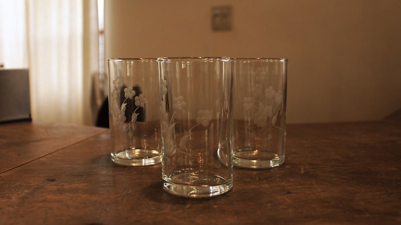 Cut flower glass cup - อื่นๆ - แก้ว 