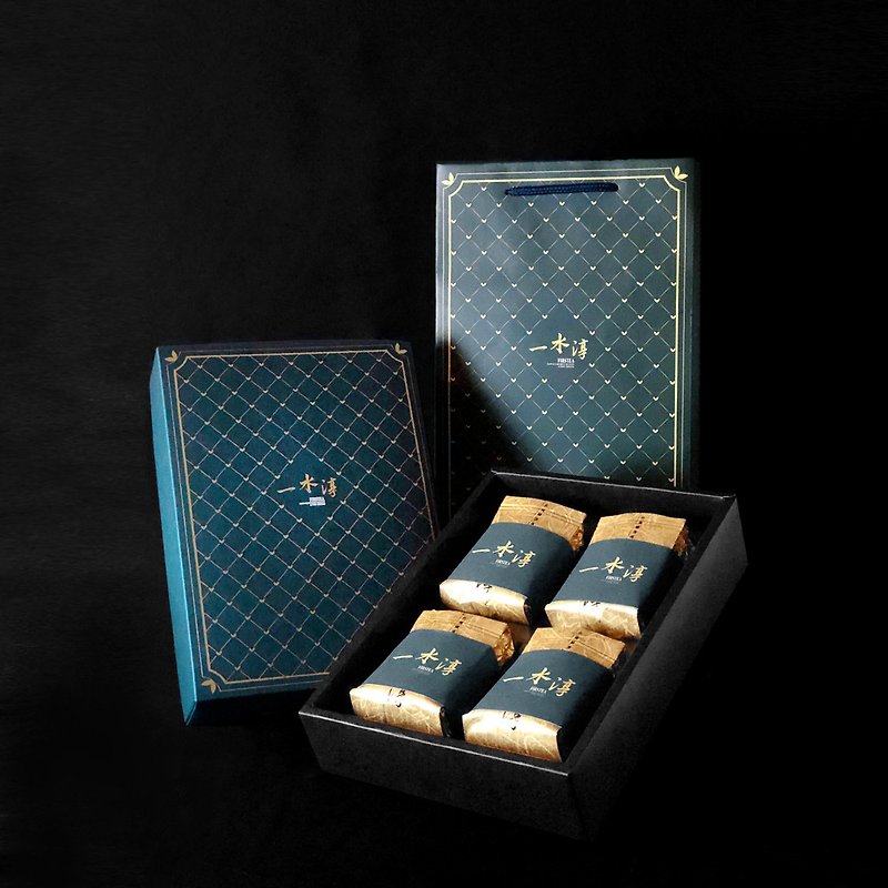 Yishuichun Longfeng Gorge Shanlinxi Taiwan High Cold Tea Classic Gift Box - Tea - Eco-Friendly Materials Blue