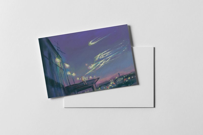 放浪シリーズ ポストカード 森の太陽 - カード・はがき - 紙 ホワイト