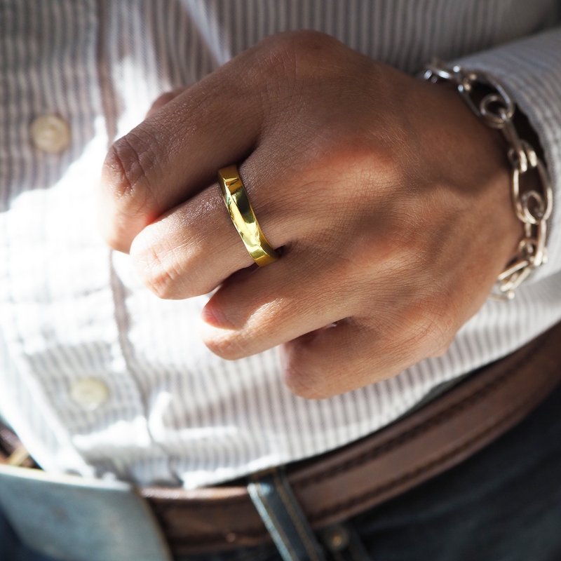 ridge am ring k_山稜am戒指k 珠寶 對戒 婚戒 求婚戒 訂婚戒 K金 - 戒指 - 貴金屬 金色