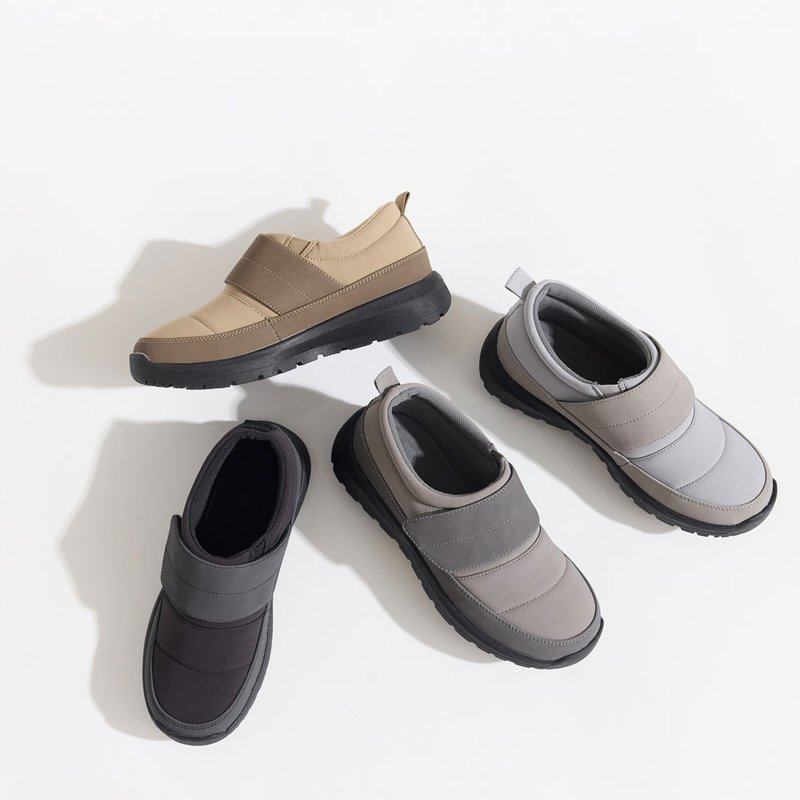 CORE GRIPアイスストップ滑り止め技術採用！防水速乾機能カジュアルシューズ - スリッポン - その他の化学繊維 多色