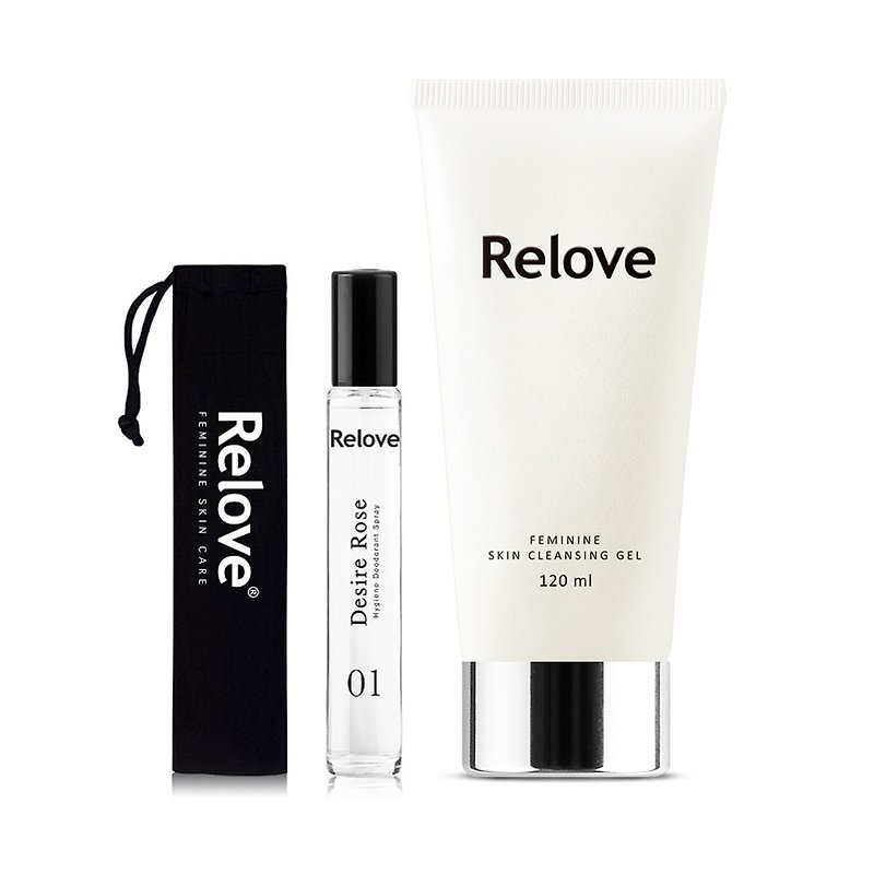 Relove Private Antibacterial Cleansing Set (including Private Cleansing Lotion + G7 Private Spray) - Intimate Care - Other Materials White