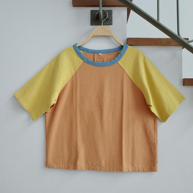 baseball shirt no.1 - Women's T-Shirts - Cotton & Hemp Orange