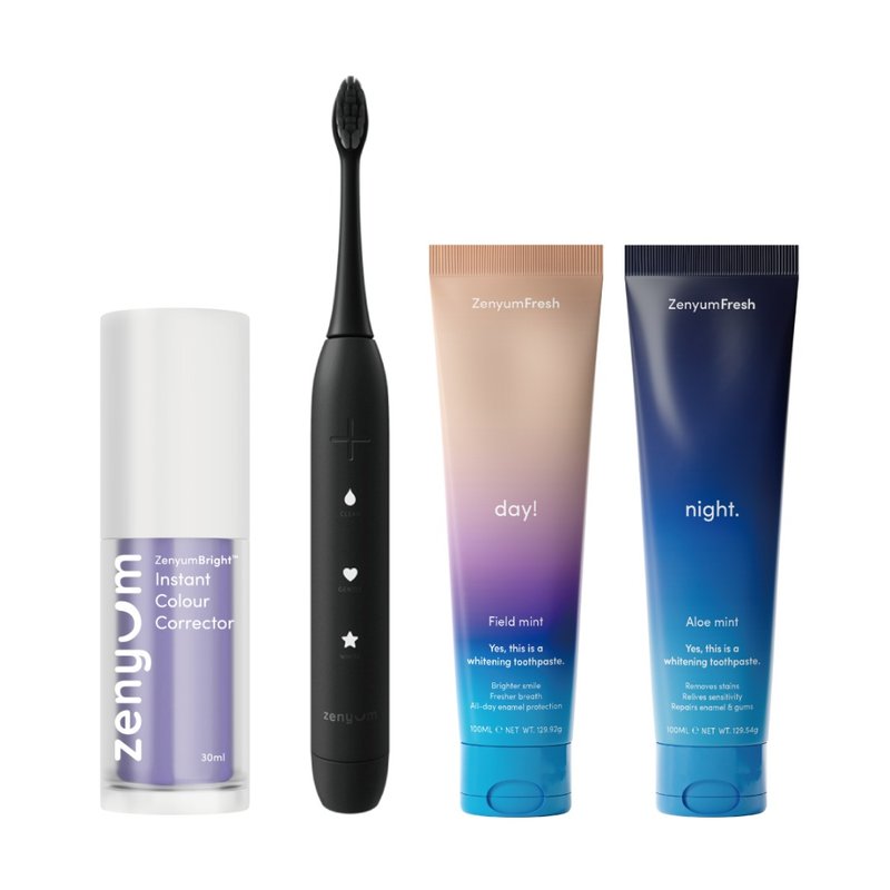 ZenyumBright Smile Bundle - แปรงสีฟัน - โลหะ หลากหลายสี