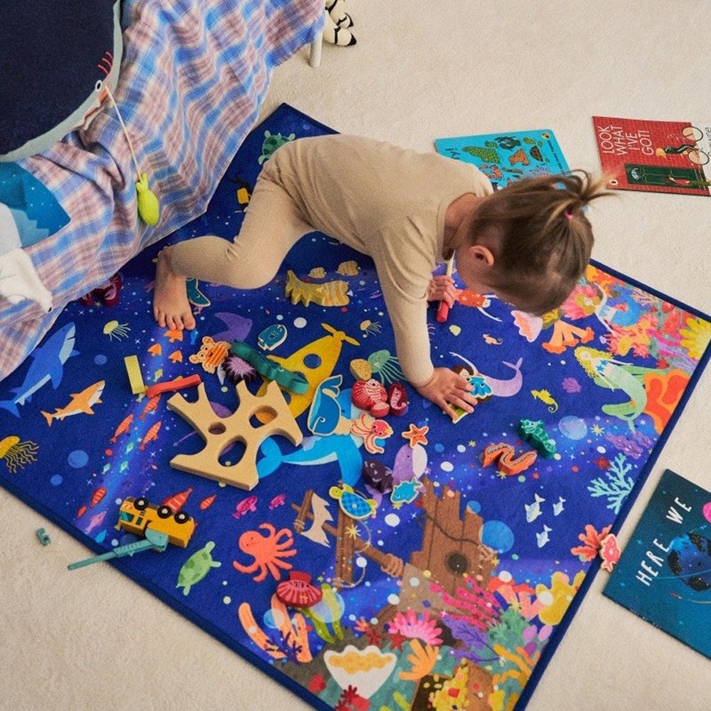 Cherry and Harry - Under the Sea Waterproof Washable Play Rug - 地墊/地毯 - 其他材質 