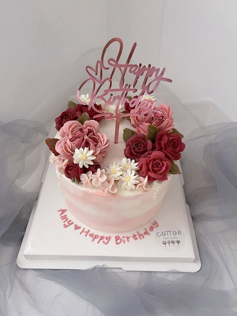 【Customization】Korean Decorated Cake－Self Pickup Only/Lalamove Freight Collect - Cake & Desserts - Fresh Ingredients 