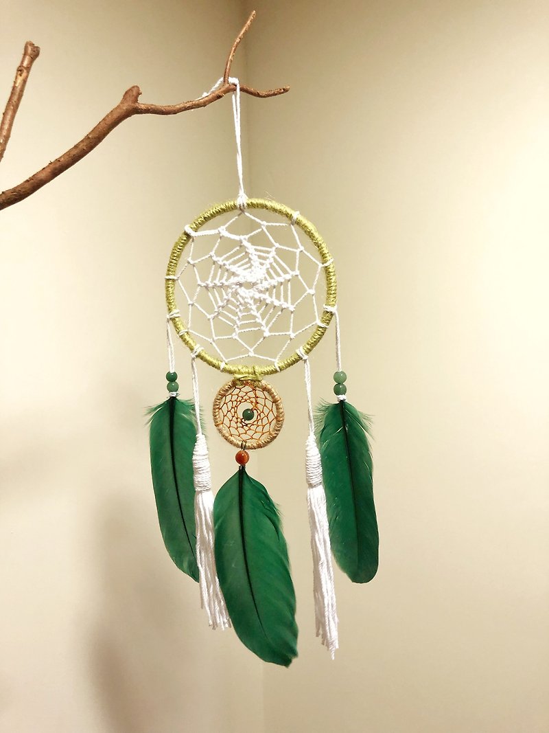 Soul Dream Catcher Pure Memories | Customized Handmade Ornaments Healing Small Objects Gifts for Christmas - Items for Display - Other Materials Green