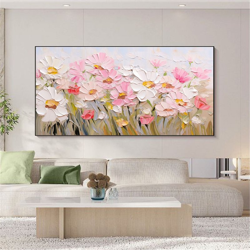 Landscape Painting Abstract Canvas Wall Art Picture for Living Room Decoration - โปสเตอร์ - ลินิน 