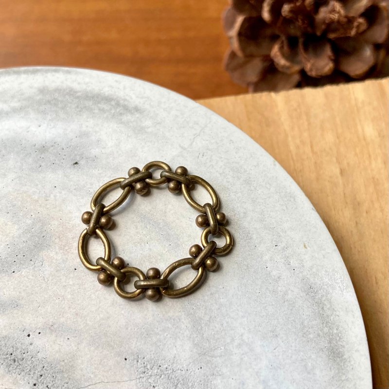 Lao Lin Groceries | Chain Chain Ring - General Rings - Other Metals Gold