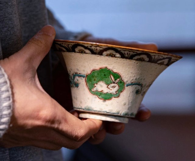 官窯 青磁月白釉板沿単耳洗 紫青 箱付 中国美術 中国古玩 鈞窯 澱青釉紫斑 双龍耳壺 – Jun ware jar | 陶磁オンライン