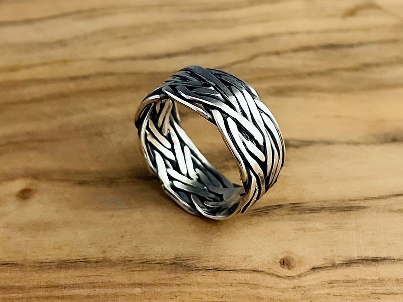 Silver Silver Ring/Handmade Silver/925 Silver/Ring - แหวนทั่วไป - เงินแท้ 