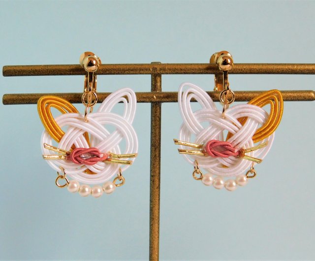 水月様【チェーニャ＋耳＋耳飾り】9月2週目迄 ホワイトゴールド, ダイヤモンド ピアス - Damiani MIMOSA