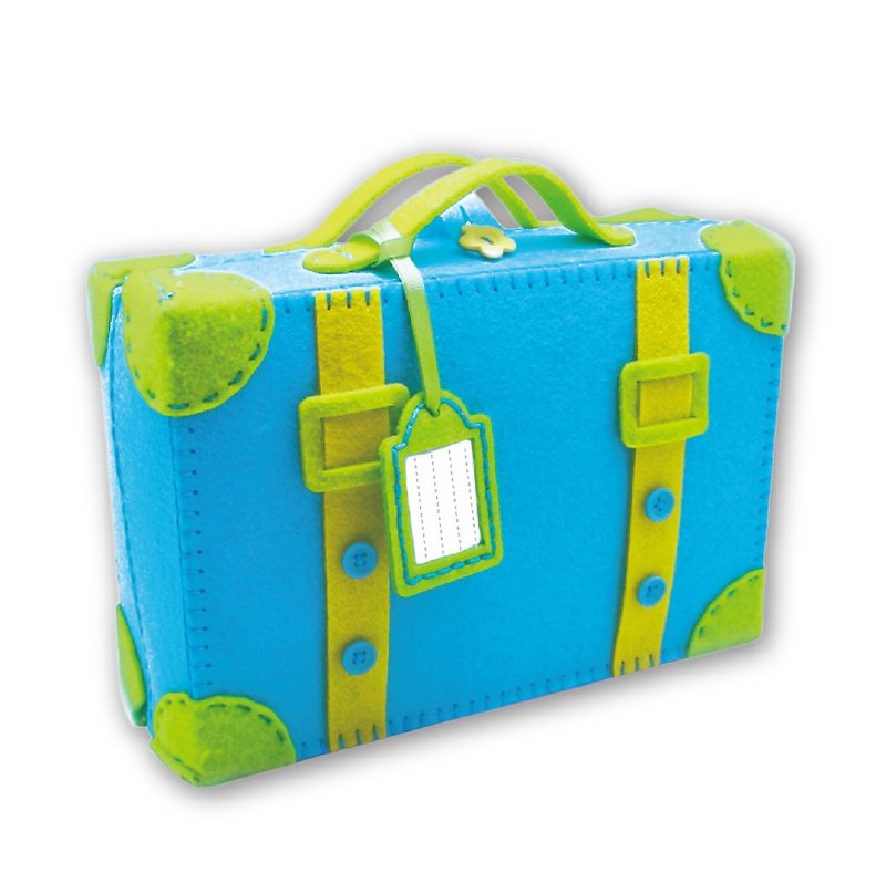 Fairy Land [Material Package] Travel Suitcase-Blue