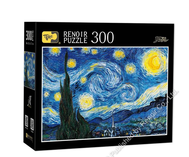 ルノワール ジグソーパズル 文化工房/星月夜/300ピース