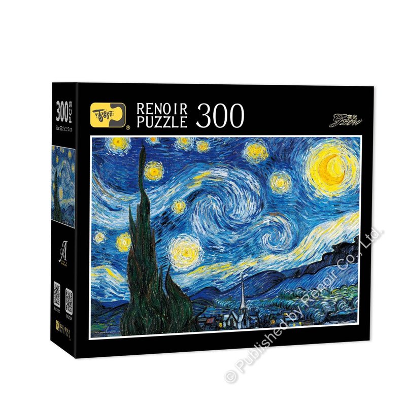 Renoir Jigsaw Puzzle Culture Workshop/Starry Night/300-piece Jigsaw Puzzle/Van Gogh/Light in the Dark - Puzzles - Paper 