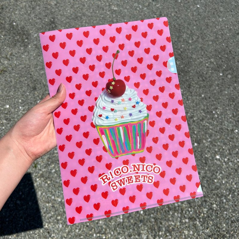 Cute Sweets Clear File - Folders & Binders - Other Materials 