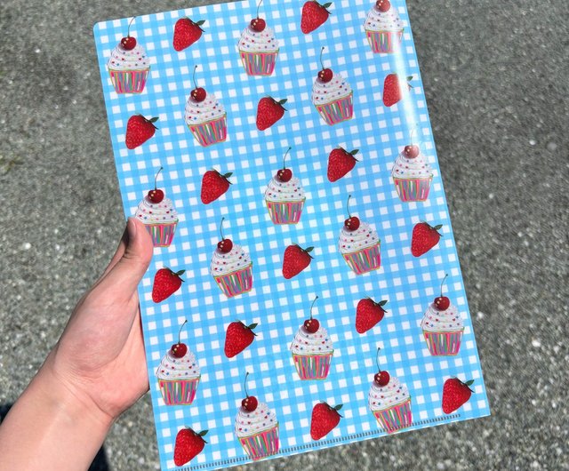 かわいいスイーツ クリアファイル - ショップ R!CO.NICO (riconico